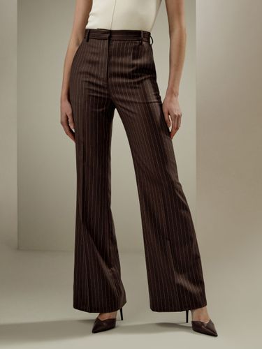 LILYSILK Pantalons Soie Taille Haute Et Forme Droite Mélange De Laine Et De Soie Un Toucher Incroyablement Doux Et Confortable 46 - LILYSILK - Modalova