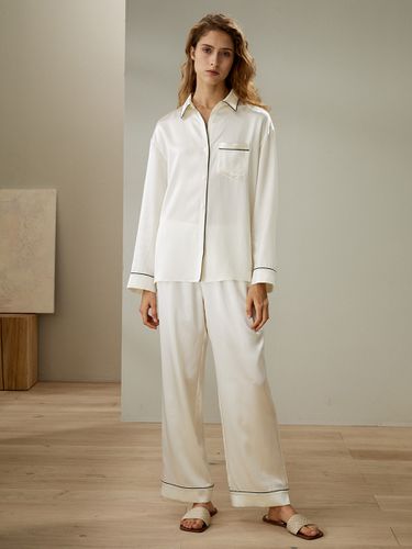 LILYSILK Pyjama En Soie Taille Moyenne, Élastique Taille 22 Momme Soie Prévient Les Rides Pour Mieux Dormir XS - LILYSILK - Modalova