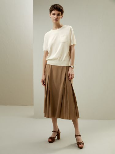 LILYSILK Tee Shirt 100 Soie Encolure, Poignets Et Ourlet Élastiques 100 % Soie Lavable En Machine Confortable Brillant Lisse Doux XS - LILYSILK - Modalova