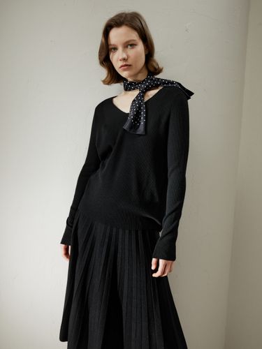 LILYSILK Pull Col V, Épaule Tombante Détendue Laine Mérinos Ultra Fine Équilibre Parfait De L'Épaisseur M - LILYSILK - Modalova