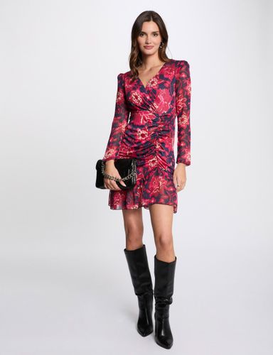 Robe courte ajustée imprimée - Morgan - Modalova