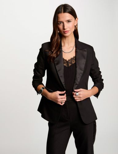 Blazer boutonné noir femme - Morgan - Modalova