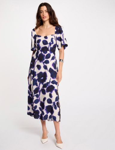 Robe longue droite imprimée - Morgan - Modalova