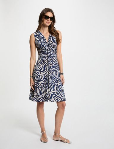 Robe courte ajustée imprimée - Morgan - Modalova
