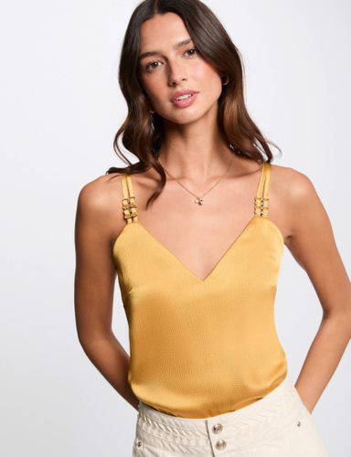 Top satin à bretelles - Morgan - Modalova