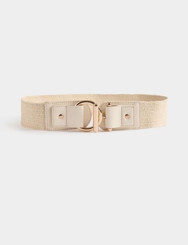 Ceinture élastiquée tressée - Morgan - Modalova