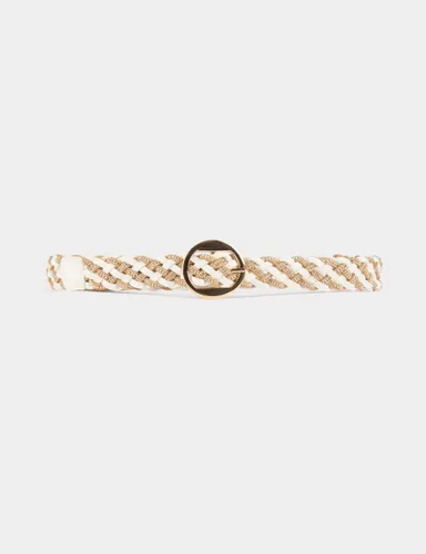 Ceinture tressée avec strass - Morgan - Modalova