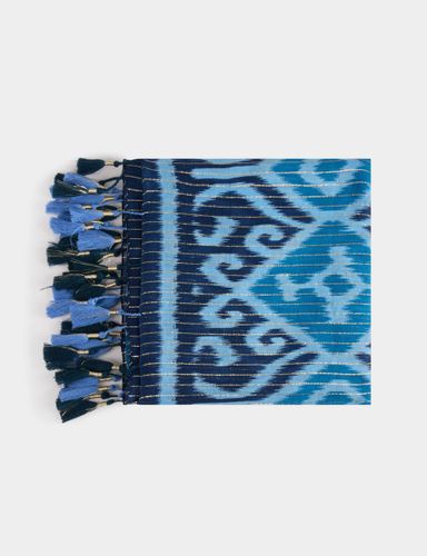 Foulard imprimé à pompons - Morgan - Modalova