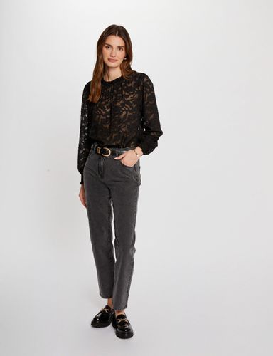 Jeans droit avec strass - Morgan - Modalova