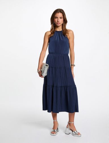 Robe midi droite satin - Morgan - Modalova