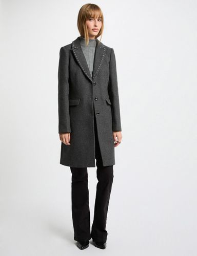 Manteau long avec clous - Morgan - Modalova