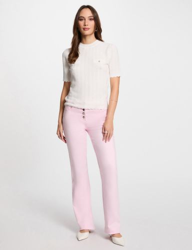 Pantalon bootcut boutonné - Morgan - Modalova