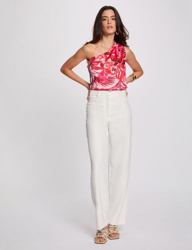 Pantalon droit à pinces - Morgan - Modalova