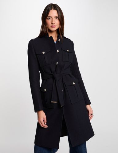 Manteau long ceinturé - Morgan - Modalova