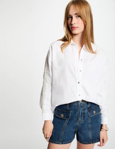 Chemise manches longues blanc femme - Morgan - Modalova