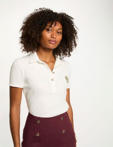 T-shirt manches courtes blanc femme - Morgan - Modalova