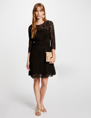 Robe courte patineuse dentelle - Morgan - Modalova