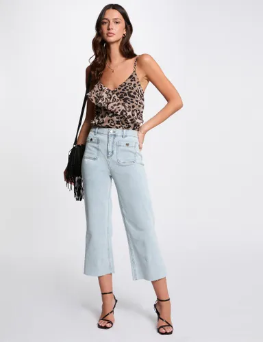 Pantalon jambe large 7/8ème - Morgan - Modalova