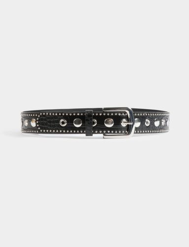 Ceinture cloutée noir femme - Morgan - Modalova