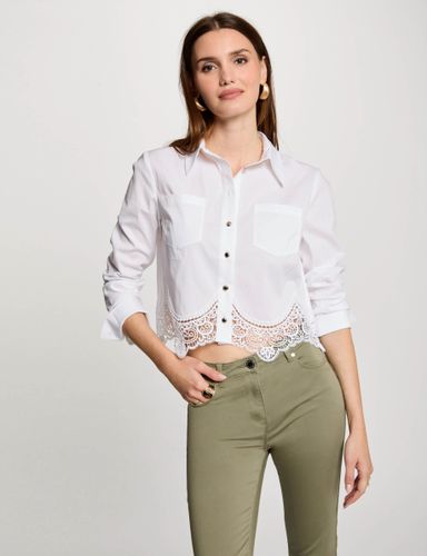 Chemise manches longues blanc femme - Morgan - Modalova