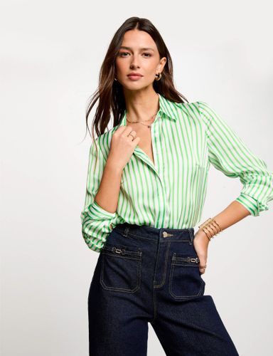 Chemise manches longues rayée - Morgan - Modalova