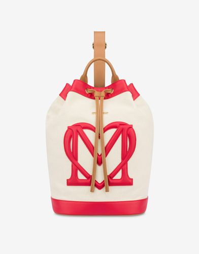 Sac De Week-end En Canvas Sporty Love - Love Moschino - Modalova
