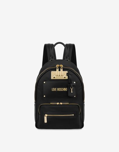 Sac À Dos En Nylon Durable Timeless - Love Moschino - Modalova