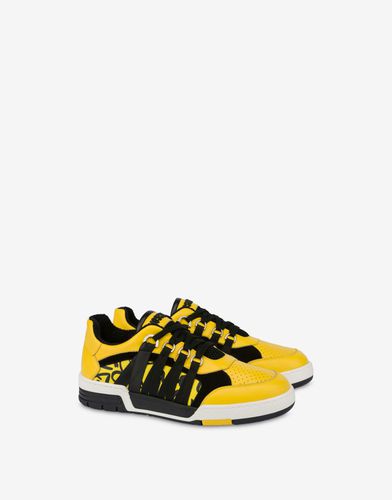 Sneakers Streetball Scribble Print - Moschino - Modalova