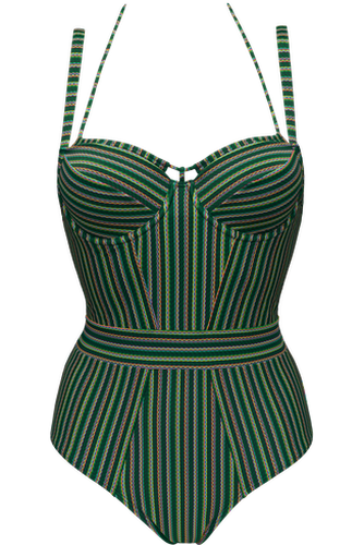 Holi vintage balconnet plongeant maillot de bain | wired padded - Marlies Dekkers - Modalova