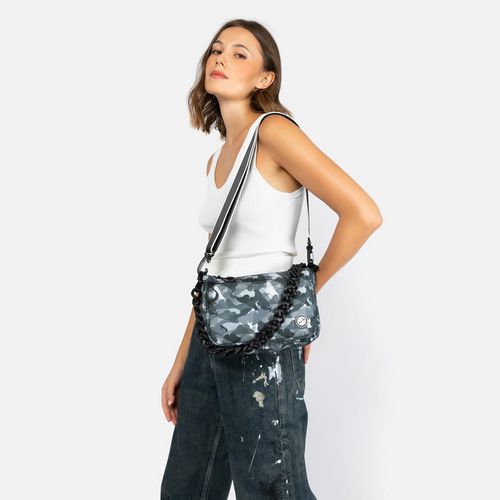 Aixa sac à bandoulière en nylon recyclé avec doubles poignées - MISAKO - Modalova
