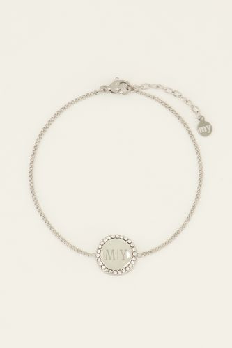 Bracelet Atelier avec charm rondà strass | - My jewellery - Modalova