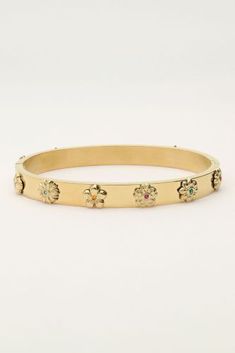 Bracelet jonc avec fleurs | - My jewellery - Modalova