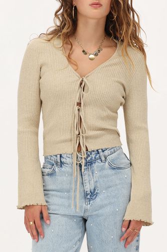 Cardigan avec lurex et noeuds | - My jewellery - Modalova