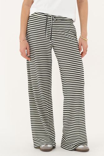 Pantalon large en jersey rayé et | - My jewellery - Modalova