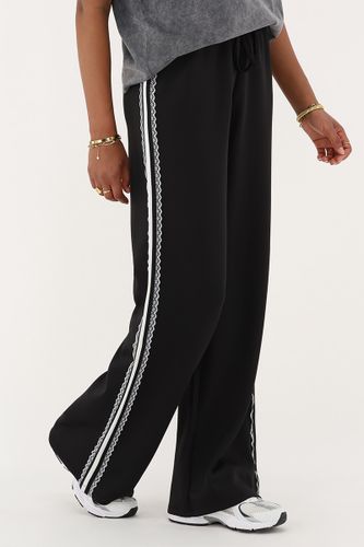 Pantalon large avec bande de dentelle | - My jewellery - Modalova