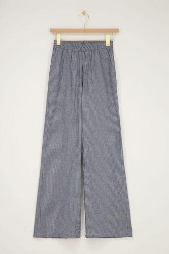 Pantalonà rayures et blanches avec ceinture élastique | - My jewellery - Modalova