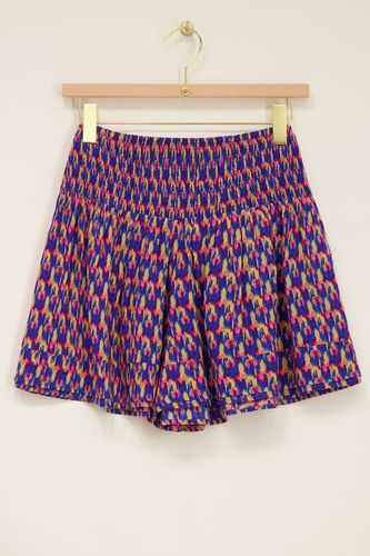 Jupe-short à smocks | - My jewellery - Modalova
