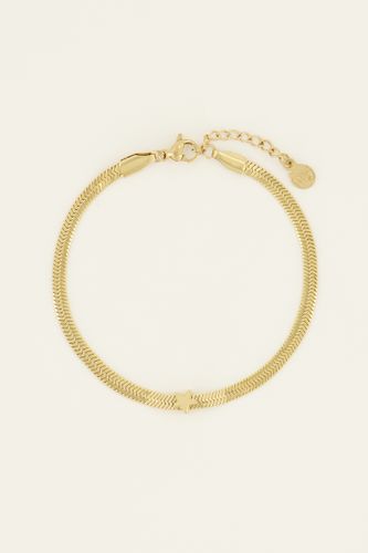 Braceletà maillon plat et étoile | - My jewellery - Modalova