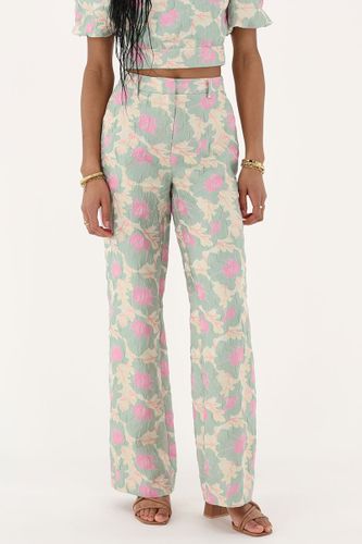 Pantalon large en jacquard à fleurs | - My jewellery - Modalova