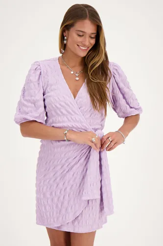 Robe violette avec superposition et structure | - My jewellery - Modalova