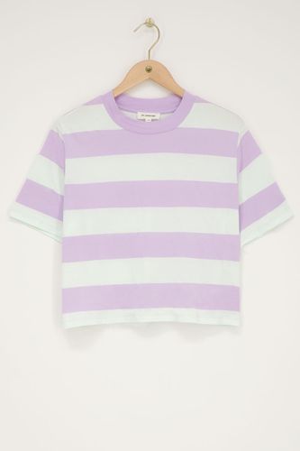 T-shirt lilas et à rayures | - My jewellery - Modalova