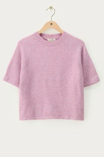 Sweat raglan lilas à manches courtes | - My jewellery - Modalova