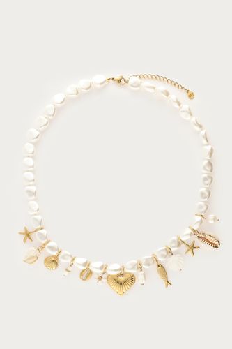 Collier Mer avec perles fantaisie et charms | - My jewellery - Modalova