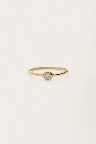 Bague minimaliste basique avec strass ronds | - My jewellery - Modalova