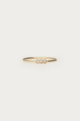 Bague minimaliste avec trois strass | - My jewellery - Modalova