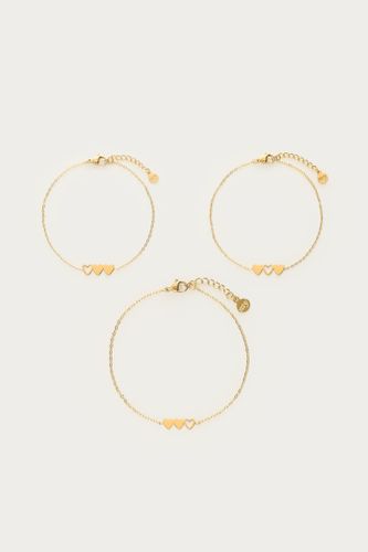 Ensemble de 3 bracelets mère-enfants à coeur | - My jewellery - Modalova