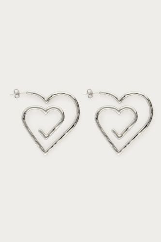 Boucles d'oreilles tourbillon Nomads en forme de cœur | - My jewellery - Modalova
