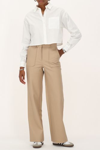 Pantalon aspect cuir avec poches | - My jewellery - Modalova