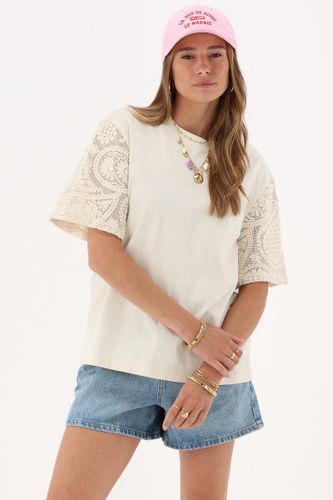 T-shirt avec manches brodées | - My jewellery - Modalova