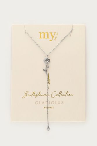 Collierà pendentif et strass Birth Flower | - My jewellery - Modalova